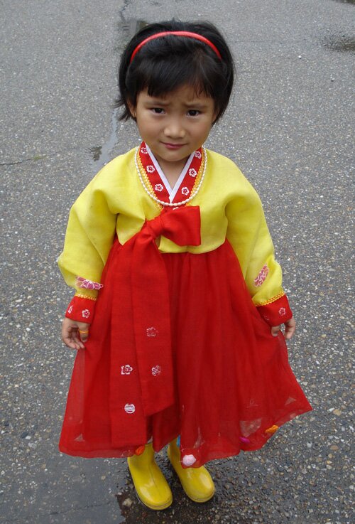 Северокорейская девочка